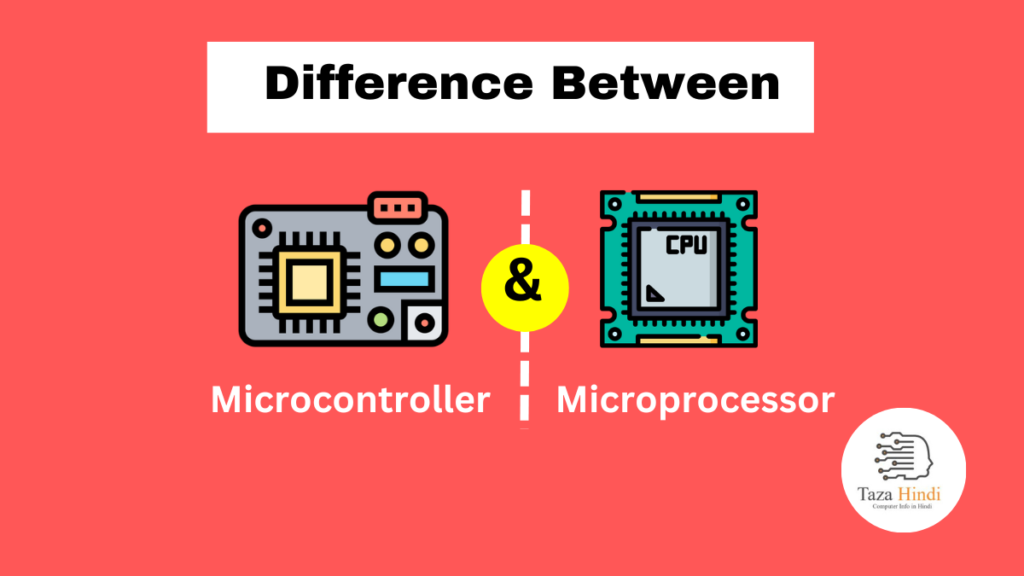 Difference Between Microcontroller And Microprocessor Learn Computer