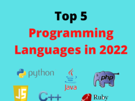Top 5 Programming Languages need to learn in 2022