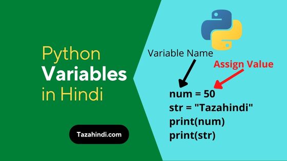 What is Variables in Python in Hindi