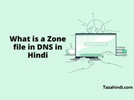 What is a Zone file in DNS in Hindi