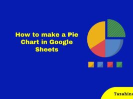 how to make a pie chart in google sheets