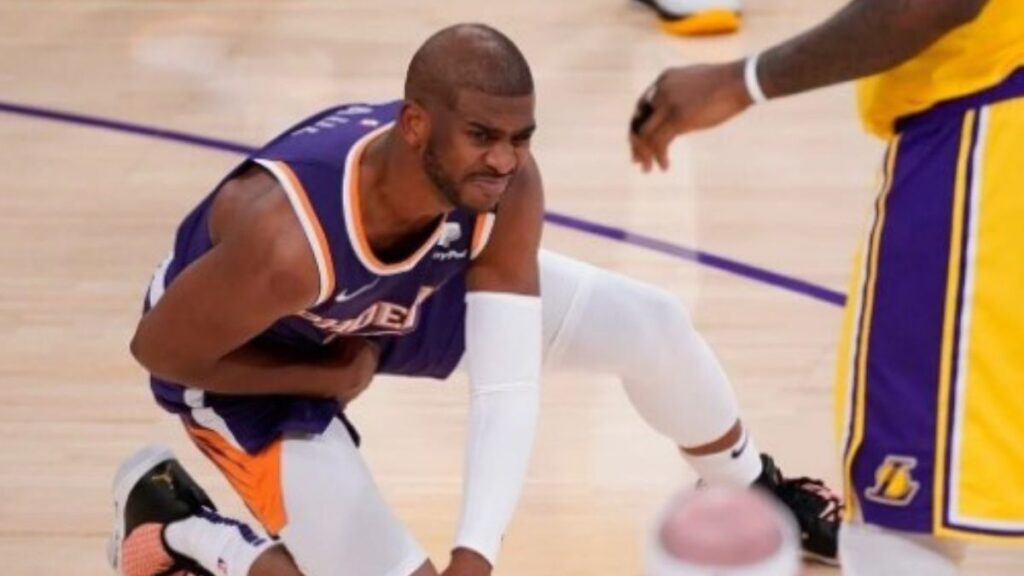 Chris Paul sustained a left groin strain during Game 2