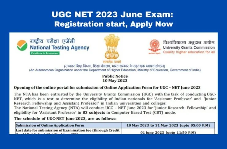 UGC NET 2023 June Exam