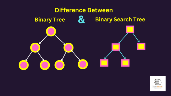 Difference Between Binary Tree and Binary Search Tree