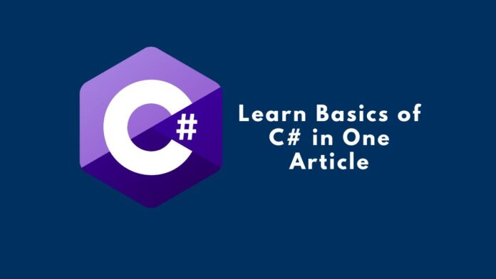 How to Learn the Basics of C Sharp Programming