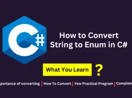 How to convert String to Enum in C#