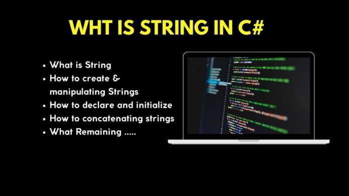What is String in C Sharp