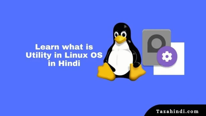 What is Utility in Linux Operating System in Hindi