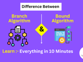 Difference between Branch and Bound Algorithm