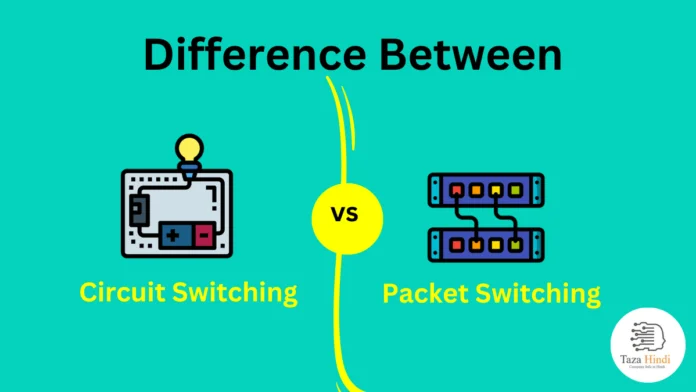Difference between Circuit Switching and Packet Switching