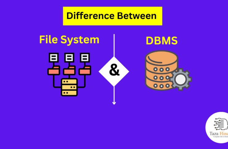 Difference between File System and DBMS