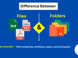 Difference between File and Folder