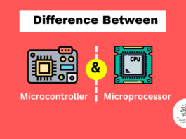 Difference between Microcontroller and Microprocessor