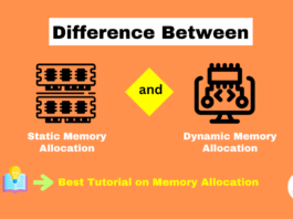 Difference between Static and Dynamic Memory Allocation