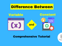 Difference between Variable and Constant