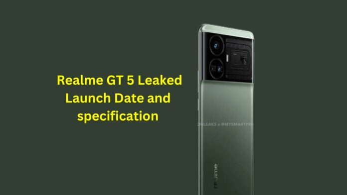Realme GT 5 Leaked Launch Date and specification