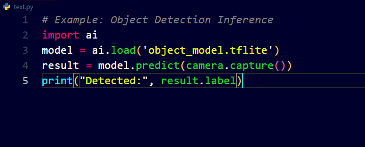 Python code Arduino UNO Q