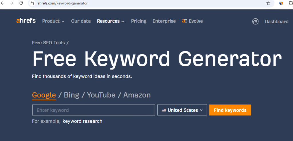 Tool #2: Ahrefs / SEMrush (Keyword + Backlink Research)