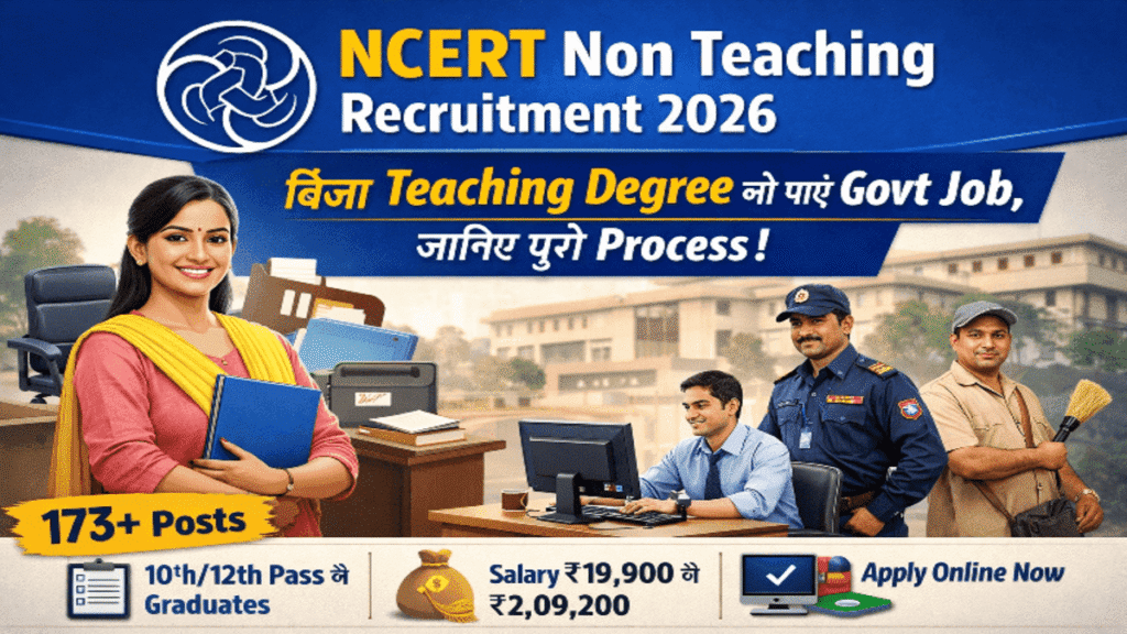 NCERT Non Teaching Recruitment 2026