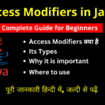 Access Modifiers in Java